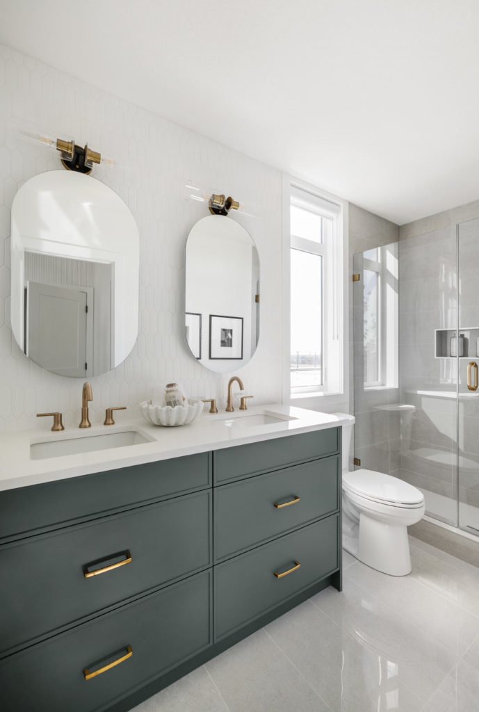 Condo bathroom at Seton West showhome
